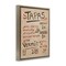 Stupell Industries Spanish Tapas Menu Floater Framed Canvas Wall Art Design by June Erica Vess